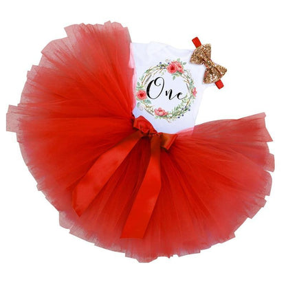 New Trend Dress For Baby Girls First 1st Birthday Baby Clothing Toddler Summer Clothes For Birthday Party