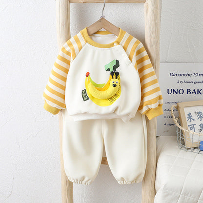 Pure Cotton Romper Set For Boys Cute Childrens Clothing Baby Boy Outfits